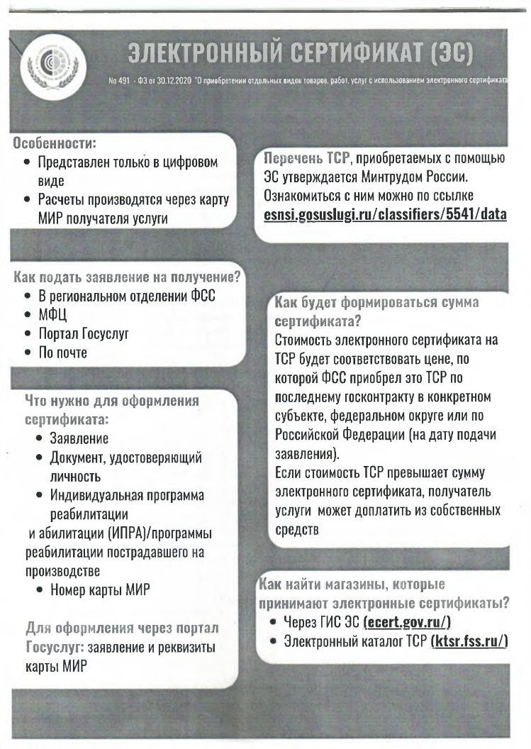 Новый платежный инструмент- электронный сертификат | БУСОССЗН «КЦСОН»  Алексеевского городского округа