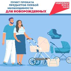 Пункт проката предметов первой необходимости для новорожденных
