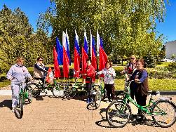 Флэшмоб - велопробег «Мы помним — Мы гордимся»